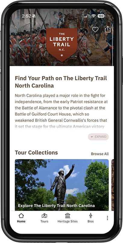 The Liberty Trail North Carolina App