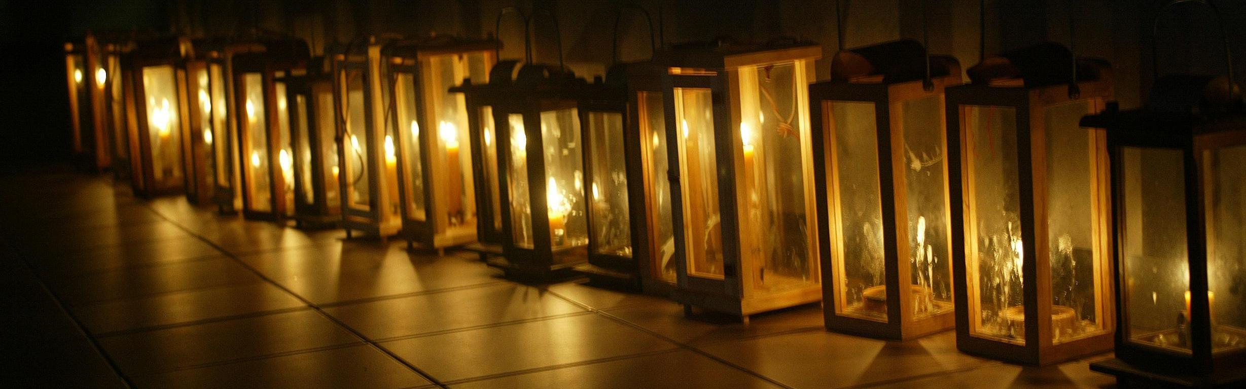 Line of lanterns
