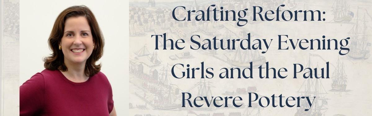 Lecture title with an image of the speaker, a smiling white woman in a burgundy top.