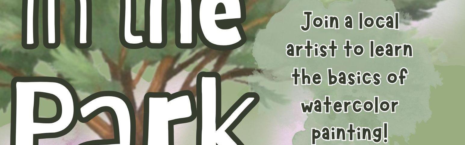 Art in the Park event flyer