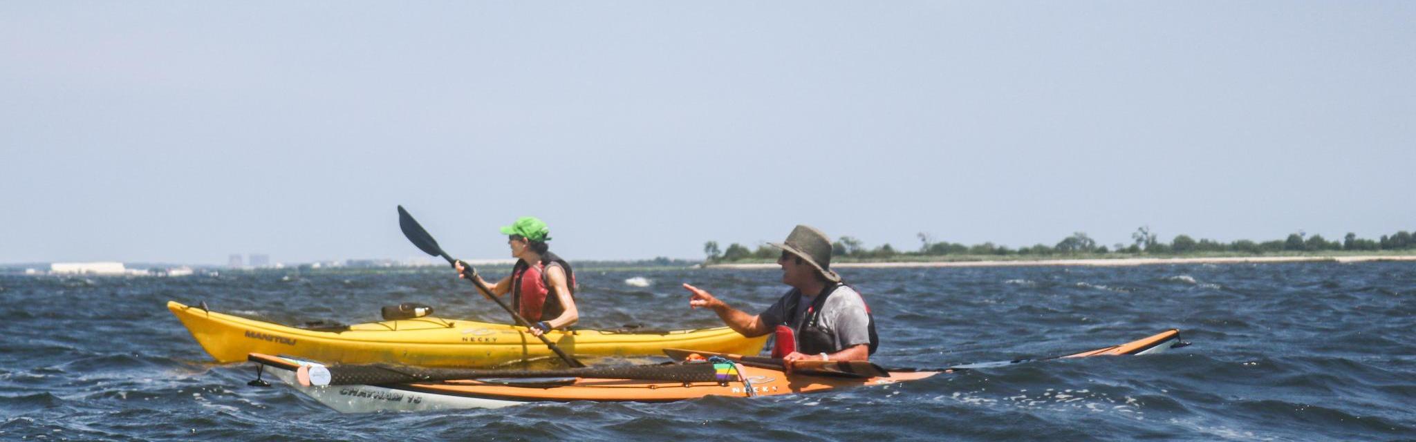 Kayakers on Water
