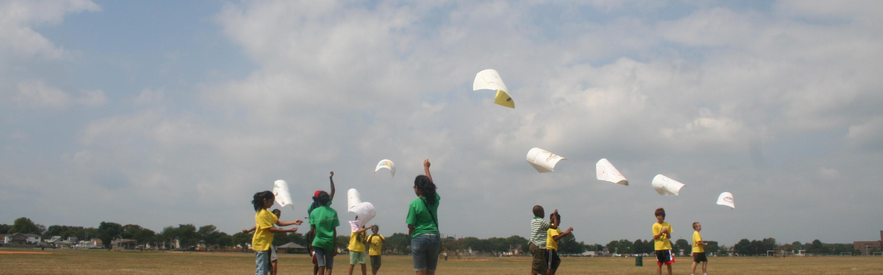 Kids with kites