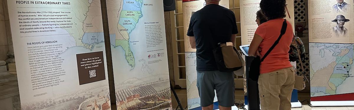 American Revolution Experience Traveling Exhibition at DAR HQ