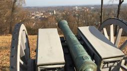 View from a gun position at Fort Nonsense, Morristown NPS