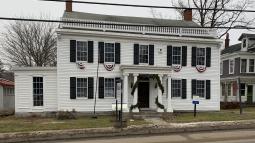 Facade of the Cherry Valley Museum in New York