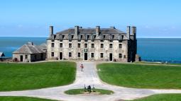 Stone central fortification of Fort Niagara