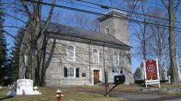 Street view of the Old Stone Fort in Schoharie
