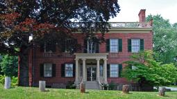 Brick Facade of the Ten Broeck Mansion