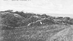 Early 20th century postcard depicting Butts Hill Fort in Rhode Island