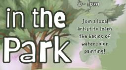 Art in the Park event flyer