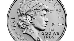 the 250th anniversary dime. It features lady liberty with a liberty cap. The words 1776-2026 Liberty