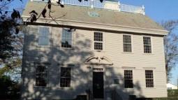 Mid-18th-century Georgian mansion museum with period furnishings.