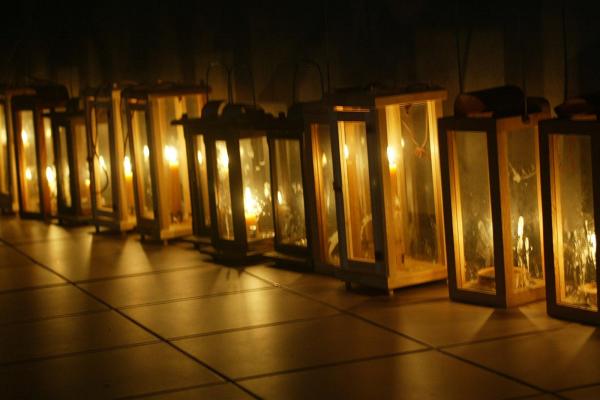 Line of lanterns