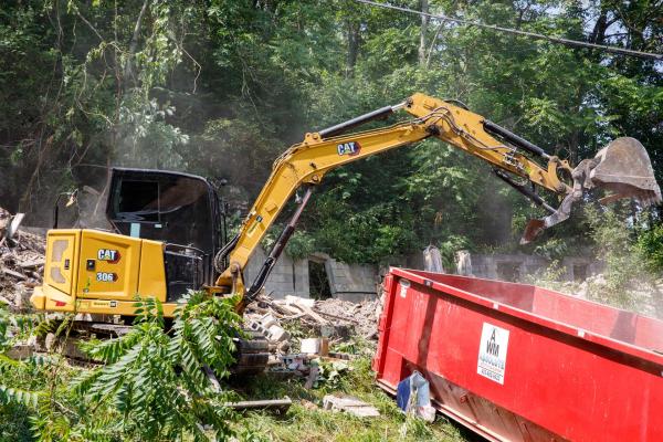Demolition at Lookout Mountain