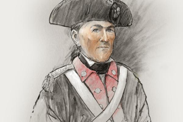 Portrait sketch of Robert Kirkwood