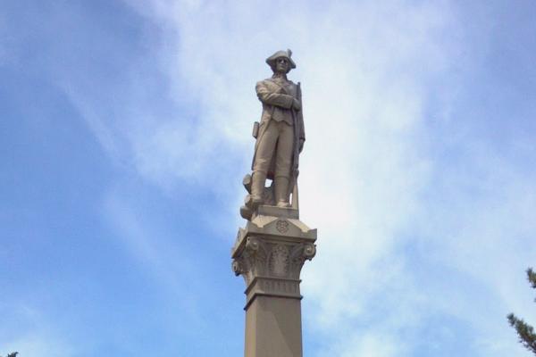 Memorial that stands for the privateers of Chestnut Neck