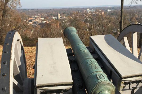 View from a gun position at Fort Nonsense, Morristown NPS