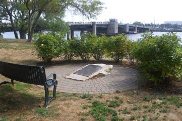 Huddy's Leap Monument in Rumson, New Jersey