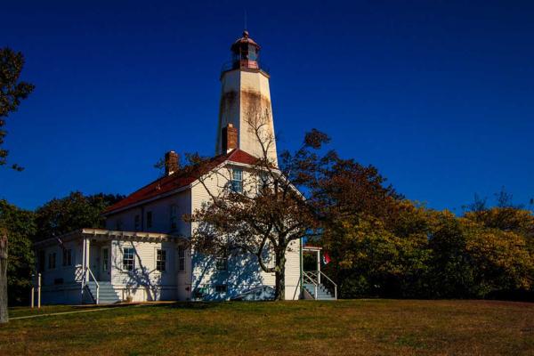 1760s era lighthouse located at the Gateway National Recreational Area in Sandy Hook