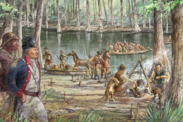 Francis Marion on Snow's Island by Dale Watson