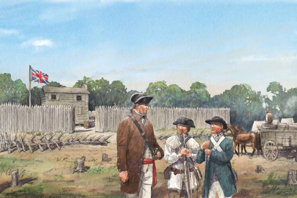 Loyalist Patrick Moore stands in front of Thicketty by Dale Watson