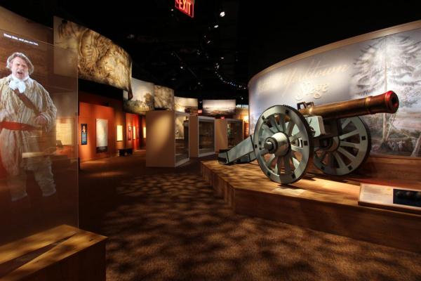 Exhibit at the American Revolution Museum in Yorktown