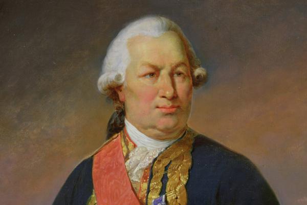 Painting of Francois Joseph Paul Comte de Grasse by Jean Baptiste Mauzaisse