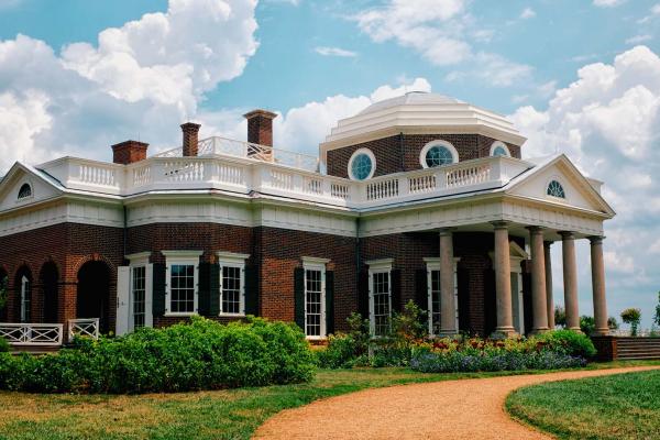 Monticello, the home of Thomas Jefferson, photographed by James Losey