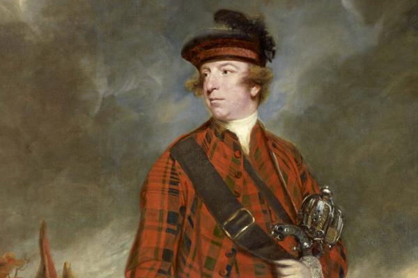Sir Joshua Reynolds' painting of John Murray, 4th Earl of Dunmore