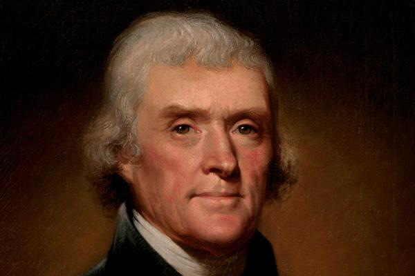 Thomas Jefferson Portrait by Rembrandt Peale