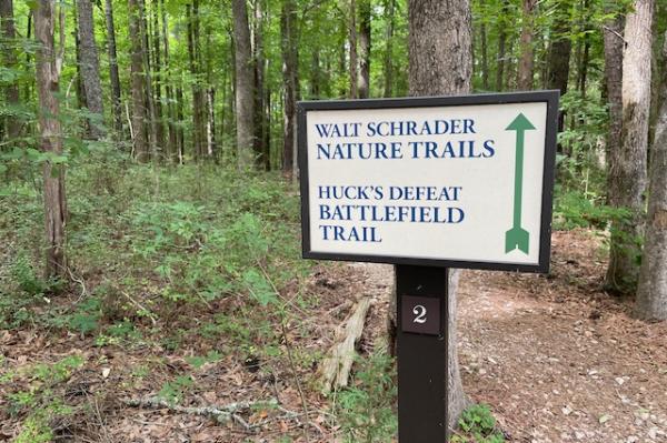 Huck's Defeat Tour Sign