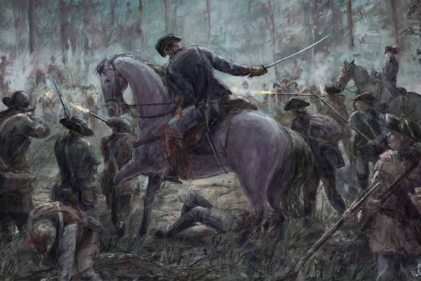 Porterfield Wounded at Camden by Dale Watson