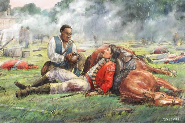 Eutaw Springs Lt Fitzgerald and Tony Small