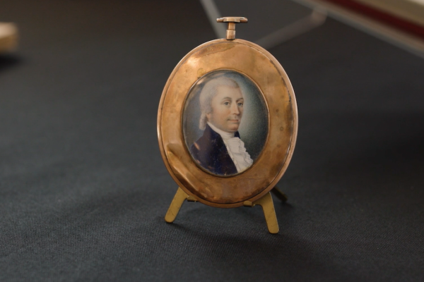 Lushington miniature portrait artifact