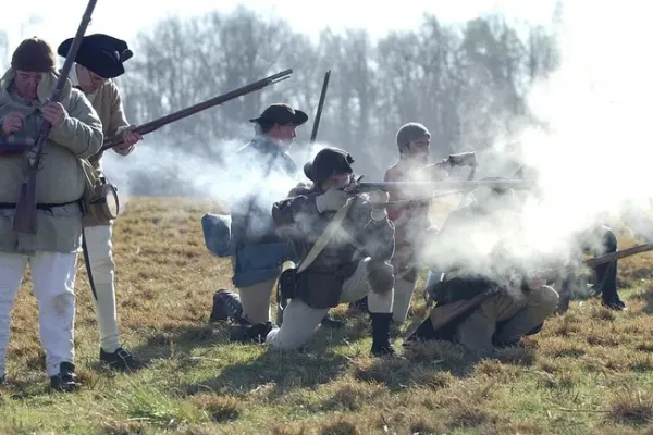 Reenactor Sharpshooters at Cowpens