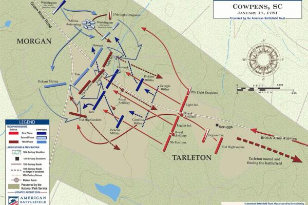 Map of Cowpens by Steve Stanley
