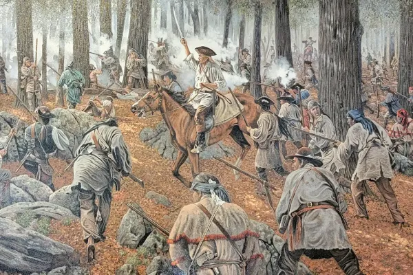 Battle of Kings Mountain Overmountain Men Advance