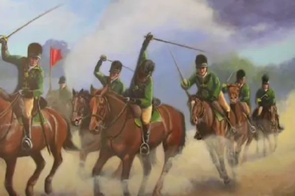 Depiction of Tarleton's British Legion