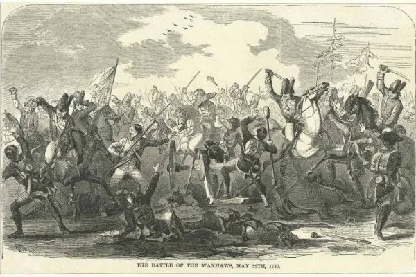 British Continue Attacking After the Continentals Lay Down Their Arms at the Battle of Waxhaws