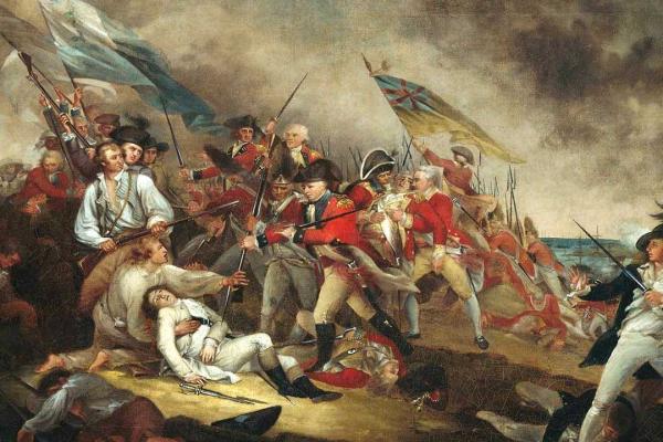 The Death of General Warren at the Battle of Bunker Hill by John Trumbull