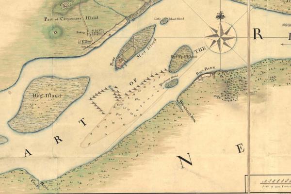 Fort Mercer Mifflin Chevaux de Frise