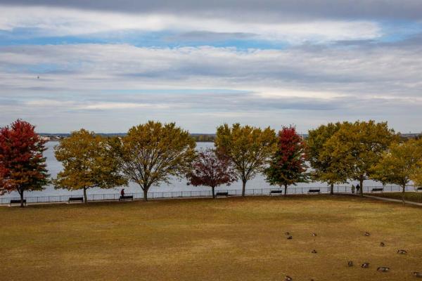 View of the Delaware River from Red Bank by Buddy Secor