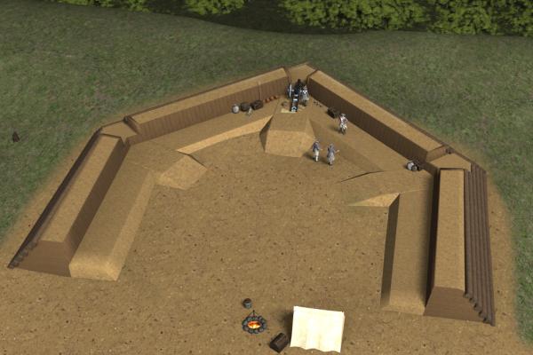 Digital Rendering of lunette in Charleston