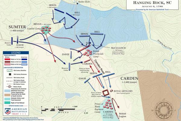 Hanging Rock August 6 1780 (March 2020)