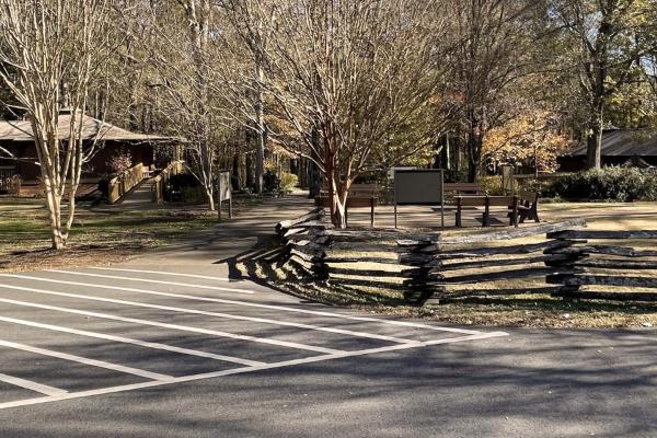 Entrance and Visitors Center at Ninety Six