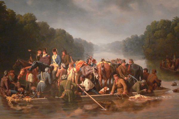 Francis Marion Crossing the Pee Dee River