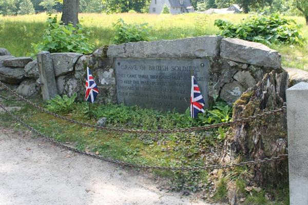 Grave of British Soldier at Concord Courtesy of NPS