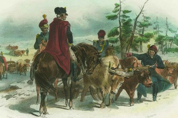 Henry Knox delivers artillery to Washington