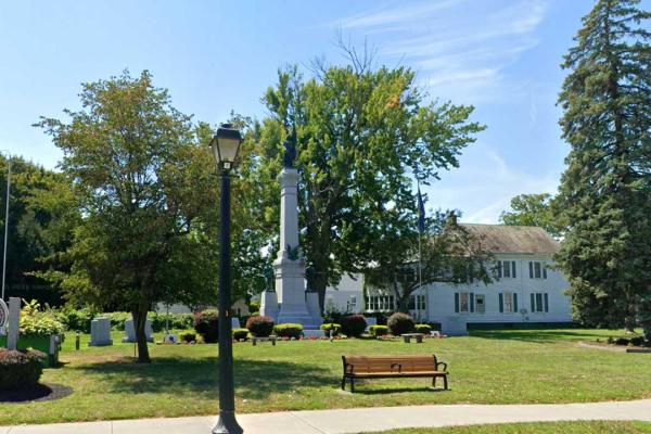 Soldiers and Sailors Monument in Waterford NY (Knox Marker #18)