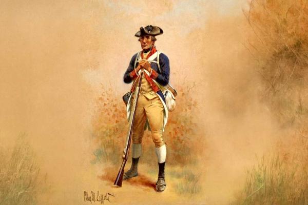 2nd Maryland Continental Infantry by Charles Lefferts (AI Expanded)